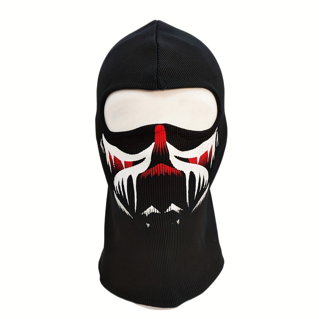 Halloween Dress Up Mask Head Mask Sunscreen Windproof Dustproof Headgear