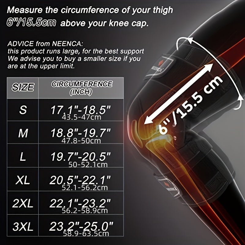 Adjustable Knee Brace Stabilizes and Supports Arthritis Meniscus Tear ACL