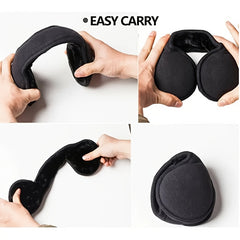 Winter Earmuffs for Men & Women Soft Breathable Windproof Adjustable Fit