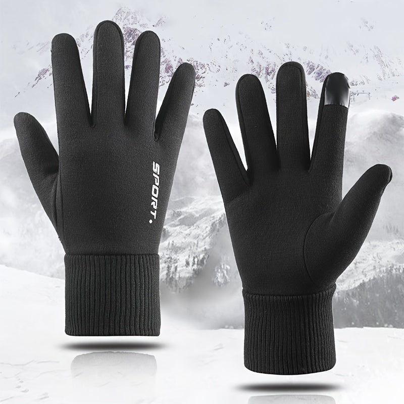 Winter Cycling Gloves Touch Screen Windproof Men's Motorcycle Gloves
