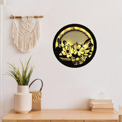 LED Fairy Tale Story Shape Retro Wooden Sign Wall Lamp