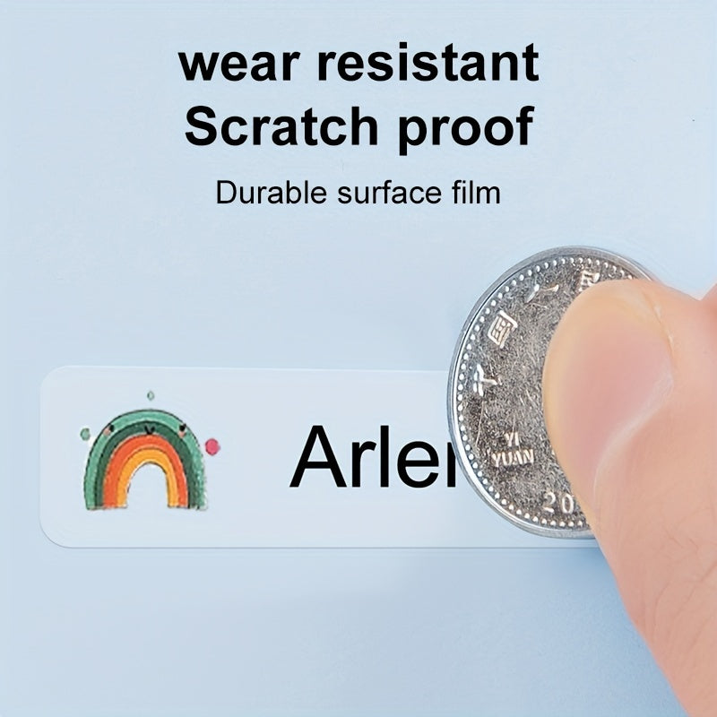 Custom Name Tag Stickers - Personalize Your Belongings Instantly