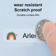 Custom Name Tag Stickers - Personalize Your Belongings Instantly