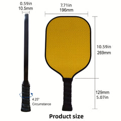 2pcs Pickleball Paddle Set Carbon Fiber Lightweight Racket For Beginners