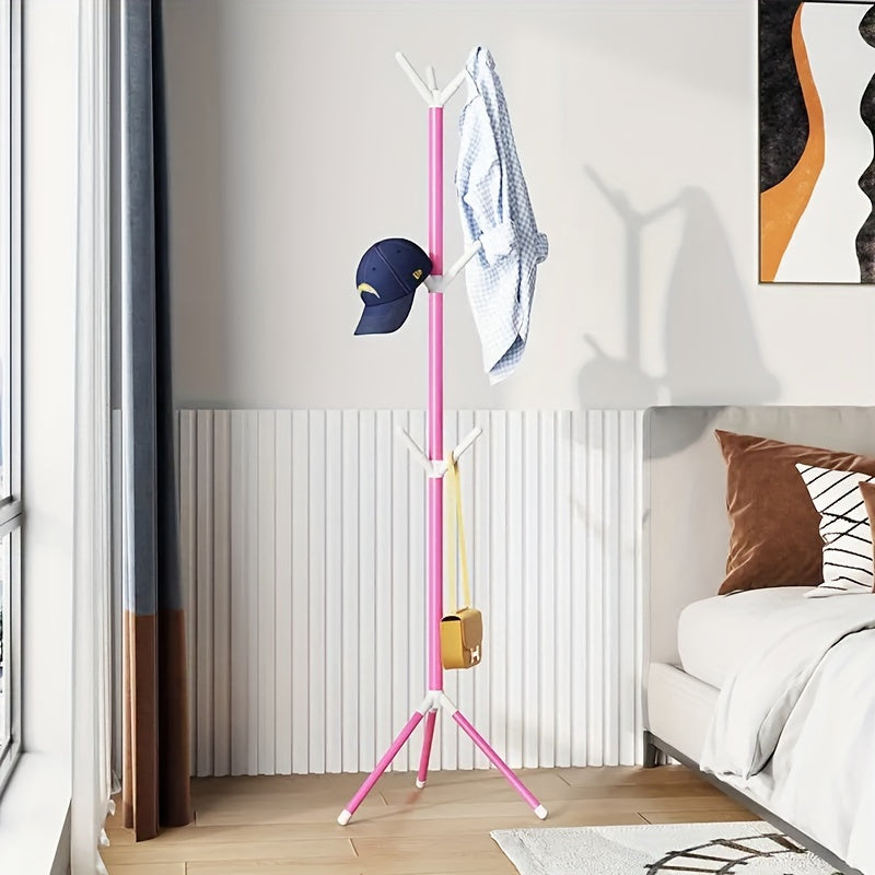 1pc Tree Coat Rack Stand Removable Clothes Hanging Storage Rack