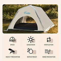 Outdoor Inflatable Tent Waterproof Sunscreen Portable Folding Tent