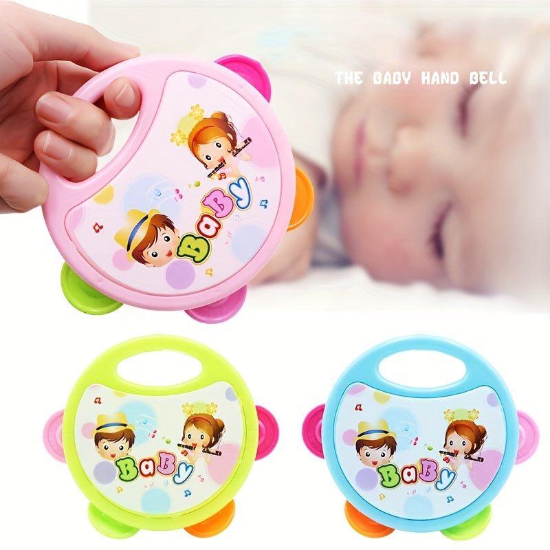 Children's Tambourine Cartoon Baby Musical Instrument Rattle