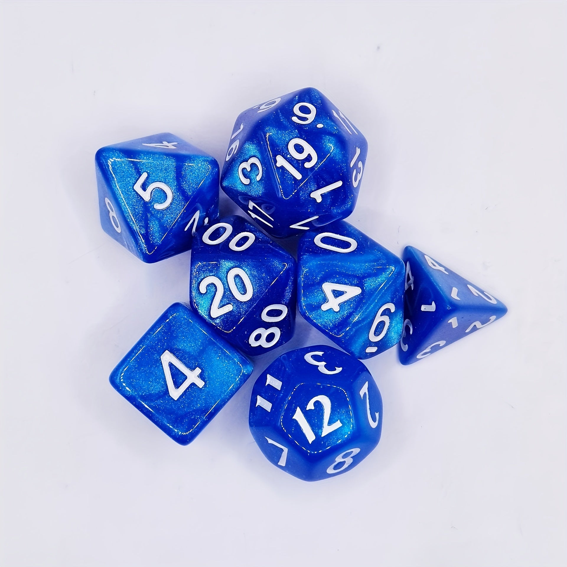 7pcs Sided Dice Set Table Games Funny Dice Game Family Gathering