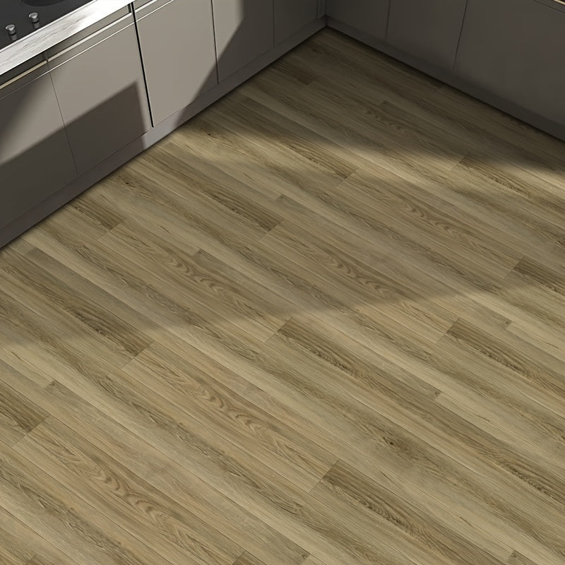 Brown Wood Grain Floor Stickers - Non-slip Waterproof Self-adhesive
