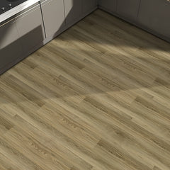 Brown Wood Grain Floor Stickers - Non-slip Waterproof Self-adhesive