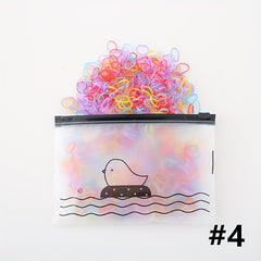 1500pcs Colorful Rubber Hair Tie for Girls