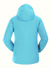Women's 3-in-1 Ski Jacket Hooded Windproof Waterproof Coat