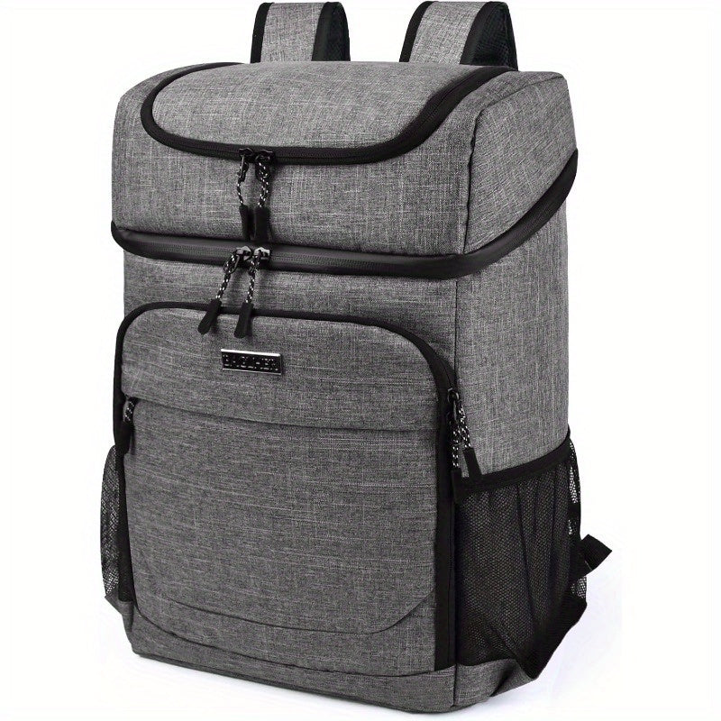 Large Capacity Insulated Cooler Backpack Leak Proof Portable Food Storage Bag