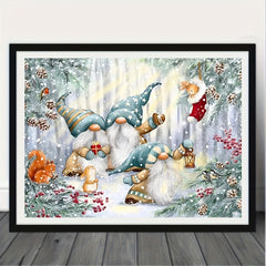 Christmas Santa 5D Diamond Painting Kit DIY Embroidery Home Decor Gift
