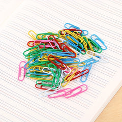 70pcs Colorful Paper Clips for Office Stationery