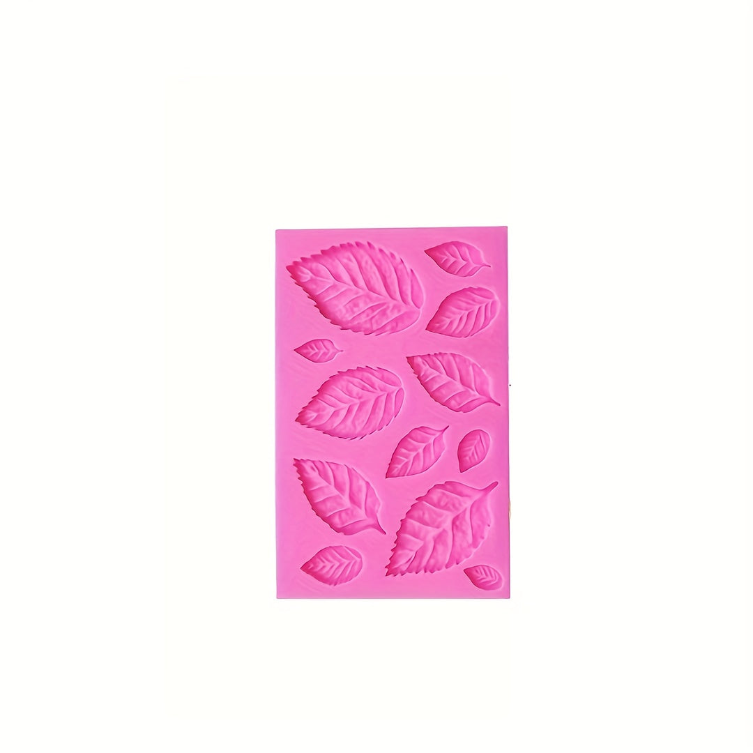 Flower Silicone Cake Mold Rose Leaf Fondant Chocolate Making Mold