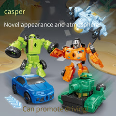 5 In 1 Transforming Toy Handicraft Model Car Shaped Collectible