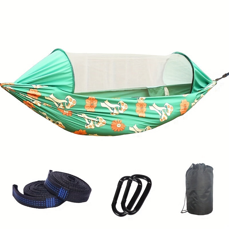 Quick-opening Mosquito Net Hammock Nylon Cloth Camping Hammock