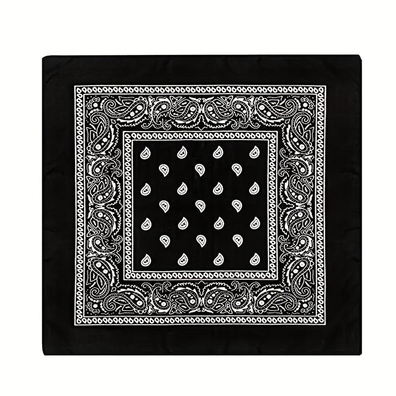 55 Square Paisley Print Scarf Bandana Headband Wrap