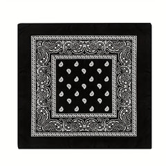 55 Square Paisley Print Scarf Bandana Headband Wrap