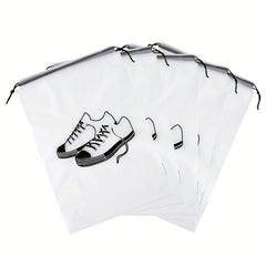 2pcs 5pcs Transparent Frosted Dustproof Shoes Storage Bag Portable Golf Shoe Bag