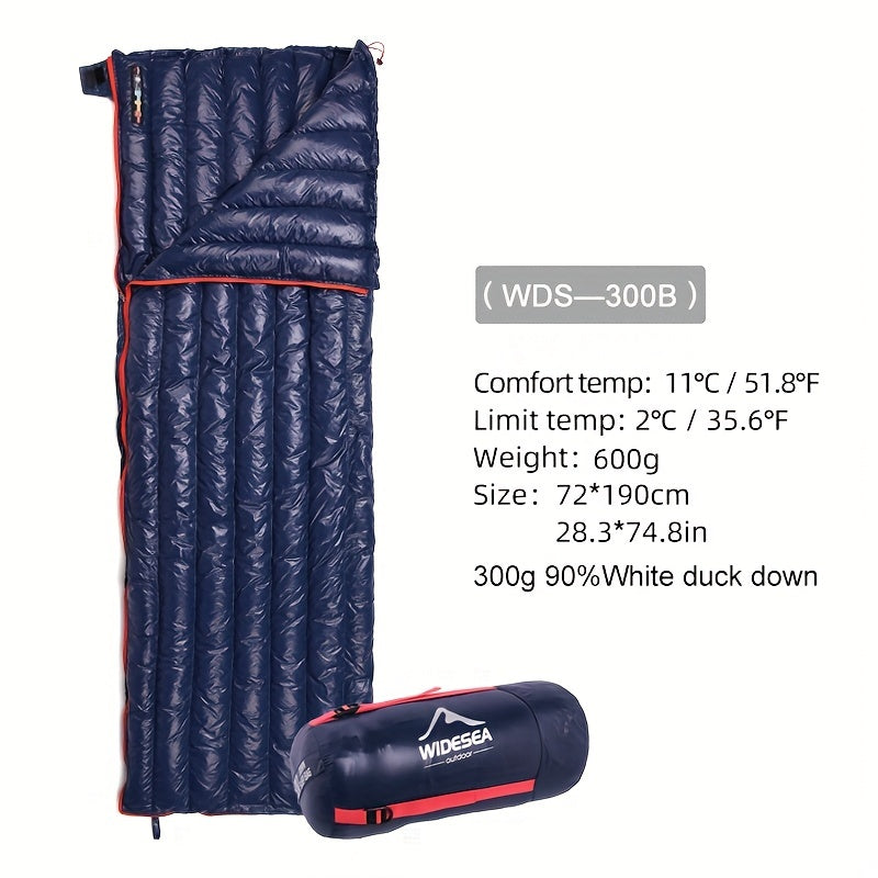 Ultralight Down Sleeping Bag Waterproof Portable w/ Compression Bag