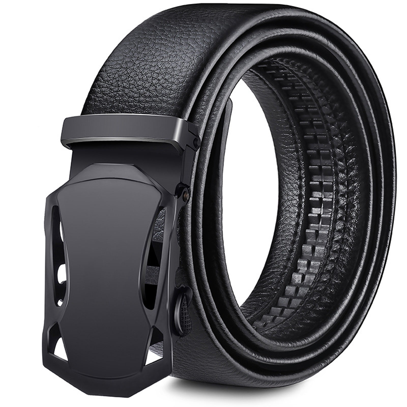 Men Waist Belt Sports Car Automatic Buckle Length Adjustable