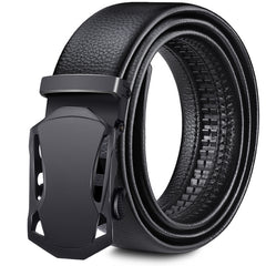 Men Waist Belt Sports Car Automatic Buckle Length Adjustable