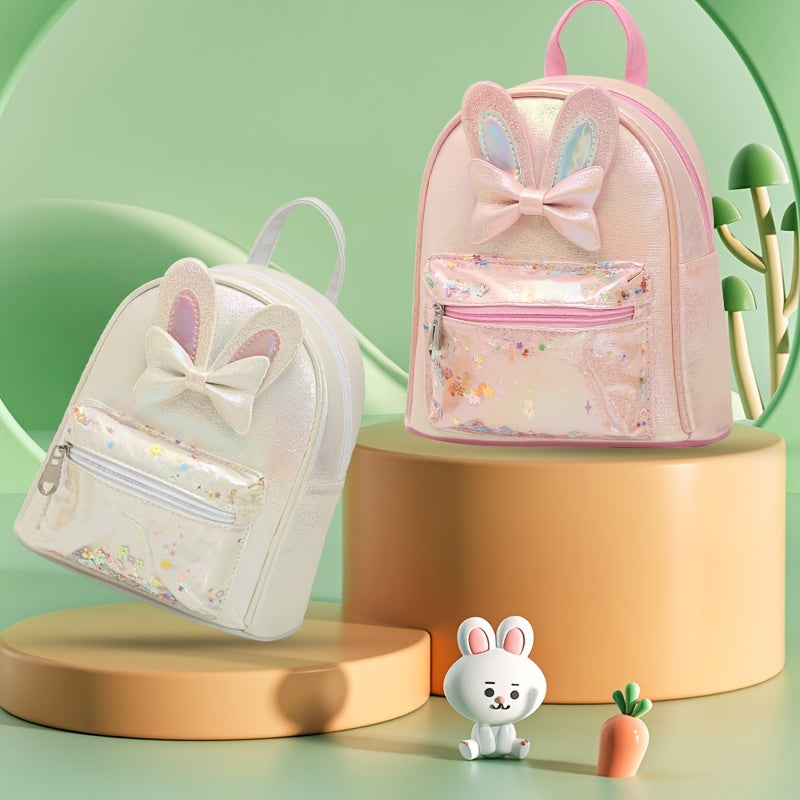 Kids Bowknot Rabbit Ears Backpack for Girls