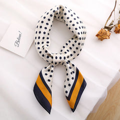 Polka Dot Silk Scarf