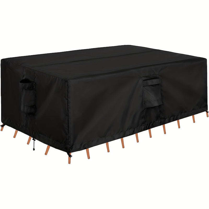 Waterproof Outdoor Table Cover UV Resistant Snow Dust Wind Proof