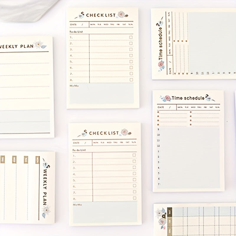 240pcs Sticky Notes Stationery Office Learning Supplies To Do List Notebook