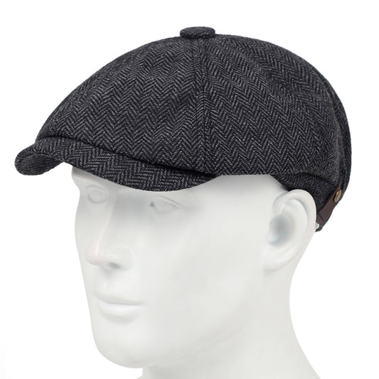 Men's Vintage Herringbone Beret