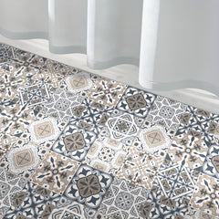 10pcs Waterproof Retro Tile Stickers for Bathroom Kitchen Living Room