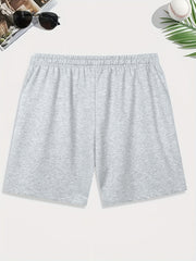 Bee Print Men's Comfy Drawstring Shorts
