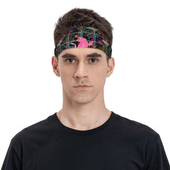 Signature Check Plaid Headband Abstract Design