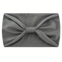 Solid Elastic Sports Hair Band Yoga Sweatband Knotted Headband Hair Accessories