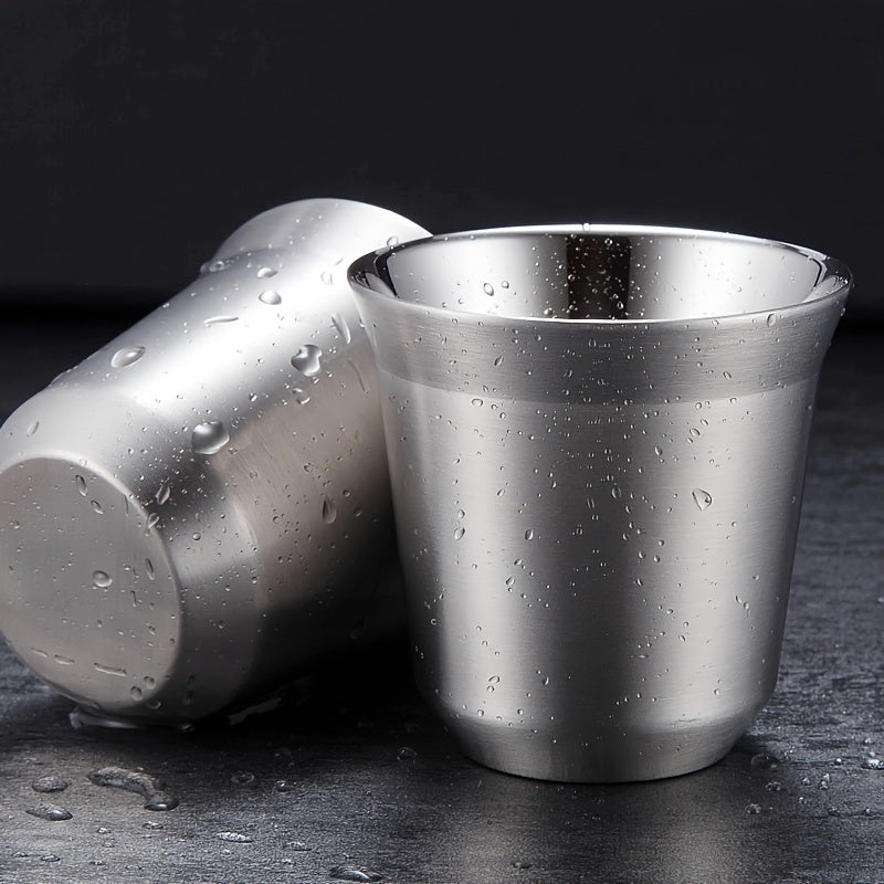 9oz Stainless Steel Double Walled Coffee Mug - Insulated & Reusable