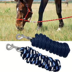 Durable Leading Rope With Snap Hook For Horses & Livestock