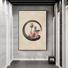 Lotus Poster Artwork Painting Wall Modern Art Picture Room Decoration