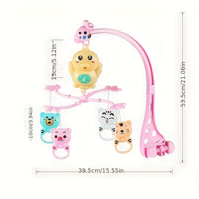 Baby Bed Bell Toy for Newborn with Remote Rattle Set