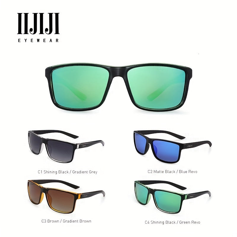 Men's Square Polarized Sunglasses Sports Driving Fishing Glasses