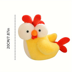 Big Eye Chicken Plush Toy Animated Bird Stuffed Animal