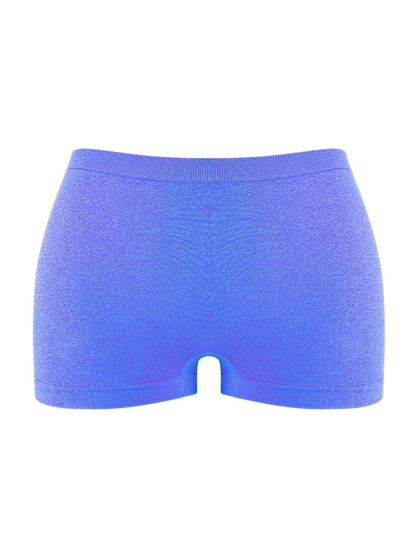 3pcs Solid Boyshort Panties Breathable Comfortable Intimates Panties