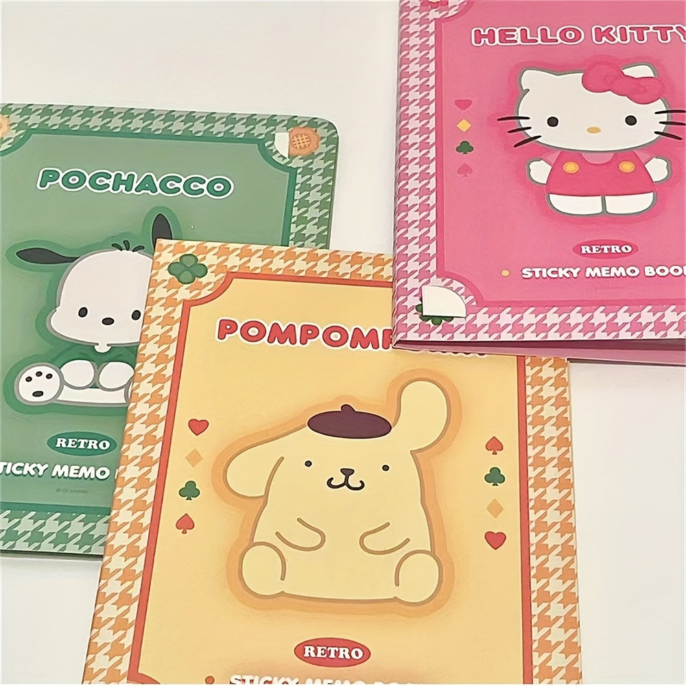 Hello Kitty Kuromi Cinnamoroll Pompompurin Pochacco Sticky Note Pad