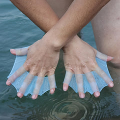 Silicone Swimming Fins Webbed Gloves Training Equipment