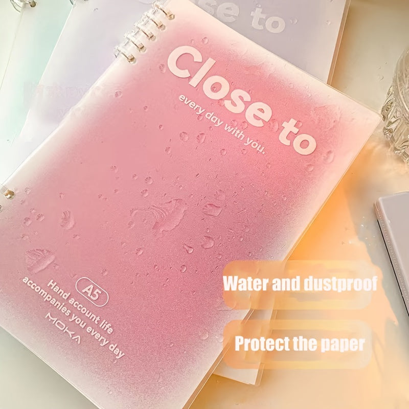 Pink Green Purple Loose leaf Book Thickened Office Student Notepad