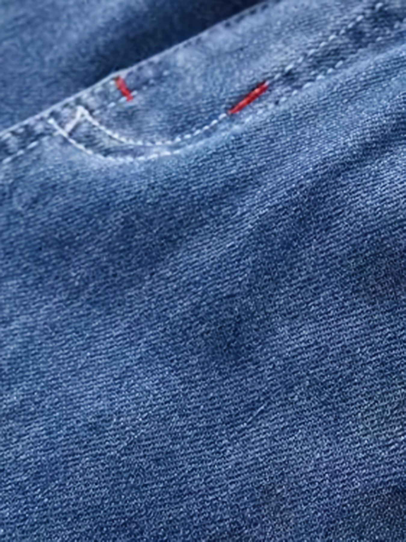 Heart Embroidered Girls' Jeans with Pockets
