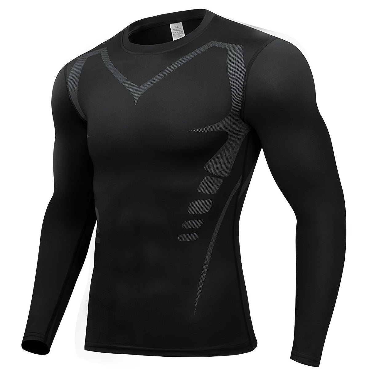 Men's Compression Long Sleeve Sports Shirt for Basketball Football Running