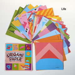 54pcs Animal Origami Paper Cutting Book Puzzle Learning Toy Gift